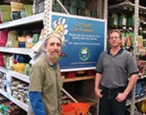Edward Casey buyer from Friedman’s Home Improvement and IPM Advocate Daniel Levy.