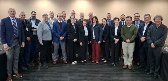 DPR Director Karen Morrison (center, eighth from left) was part of an agricultural tour in Brazil.