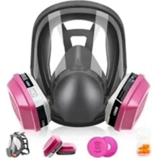 Unapproved respirator with no logo on mask